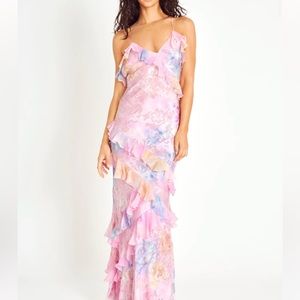 LoveShackFancy Rialto Maxi Dress | Candy Sparkle | Size 2